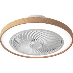 Life Ανεμιστήρας Οροφής 48.26cm με Φως και Τηλεχειριστήριο Λευκός