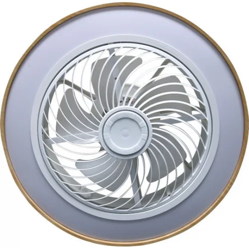 Life Ανεμιστήρας Οροφής 48.26cm με Φως και Τηλεχειριστήριο Λευκός