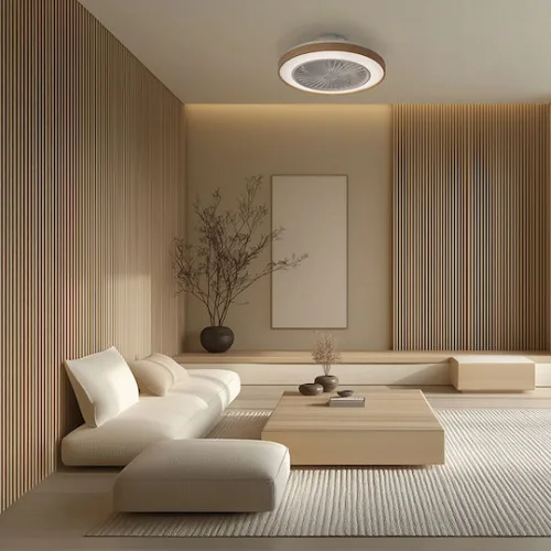 Life Ανεμιστήρας Οροφής 48.26cm με Φως και Τηλεχειριστήριο Λευκός