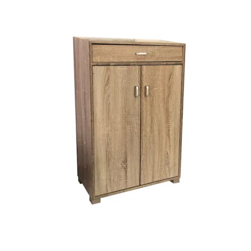 Ξύλινη Παπουτσοθήκη με 5 Ράφια Μπεζ Μ60xΠ30xΥ95cm