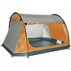 Campus Καλοκαιρινή Σκηνή Camping Τούνελ Πορτοκαλί για 3 Άτομα 260x180x130εκ.
