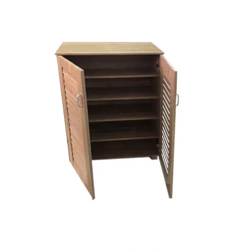 Ξύλινη Παπουτσοθήκη με 5 Ράφια Οξιά Μ68xΠ32xΥ84.5cm