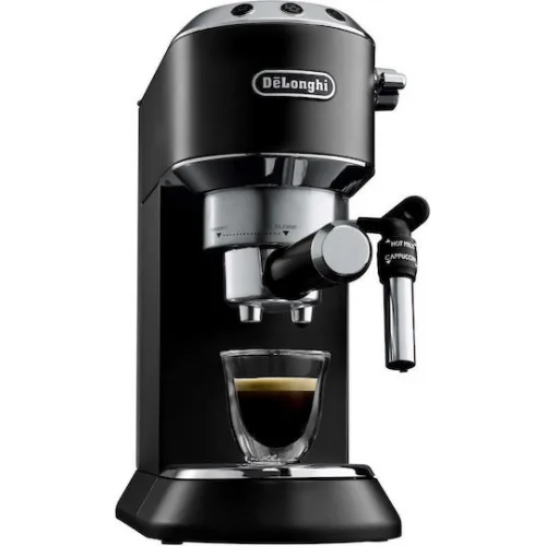 De'Longhi Dedica Pump Μηχανή Espresso 1300W Πίεσης 15bar Μαύρη