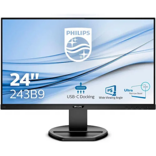 Philips B-Line 243B9 IPS Monitor 23.8" FHD 1920x1080 με Χρόνο Απόκρισης 4ms GTG