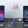 Ugreen Φορτιστής Χωρίς Καλώδιο GaN με Θύρα USB-A και 3 Θύρες USB-C 100W Λευκός (CD226)