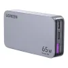 Ugreen Φορτιστής Χωρίς Καλώδιο GaN με Θύρα USB-A και 2 Θύρες USB-C 65W Γκρι (Nexode Pro)
