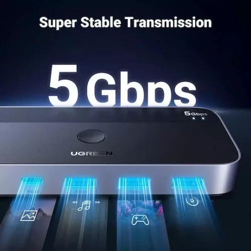 Ugreen USB 3.0 Hub 5 Θυρών με σύνδεση USB-A