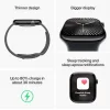 Apple Watch Series 10 Cellular Aluminium 46mm Αδιάβροχο με eSIM και Παλμογράφο (Sport Band Jet Black/Ink)