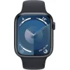Apple Watch Series 9 Cellular Aluminium 45mm Αδιάβροχο με eSIM και Παλμογράφο (Midnight με Midnight Sport Band (M/L))