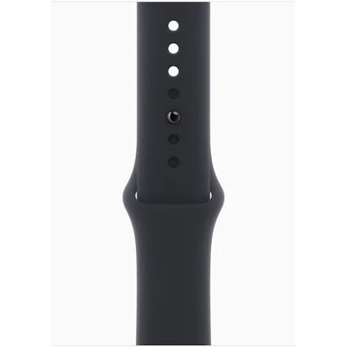 Apple Watch Series 9 Cellular Aluminium 45mm Αδιάβροχο με eSIM και Παλμογράφο (Midnight με Midnight Sport Band (M/L))