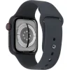 Apple Watch Series 9 Cellular Aluminium 45mm Αδιάβροχο με eSIM και Παλμογράφο (Midnight με Midnight Sport Band (M/L))