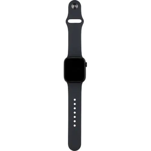 Apple Watch Series 9 Cellular Aluminium 45mm Αδιάβροχο με eSIM και Παλμογράφο (Midnight με Midnight Sport Band (M/L))
