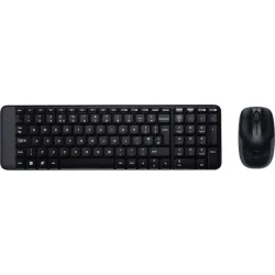 Logitech MK220 Ασύρματο Σετ Πληκτρολόγιο & Ποντίκι Αγγλικό US