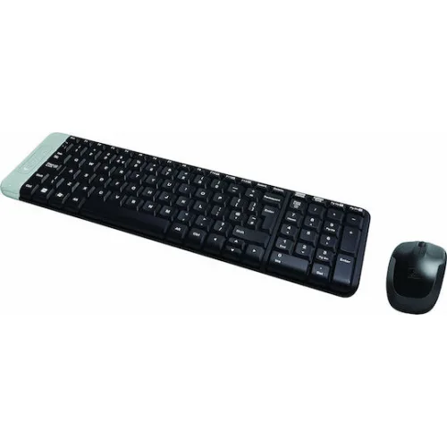 Logitech MK220 Ασύρματο Σετ Πληκτρολόγιο & Ποντίκι Αγγλικό US