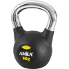 AMILA Kettlebell από Λάστιχο 6kg Μαύρο