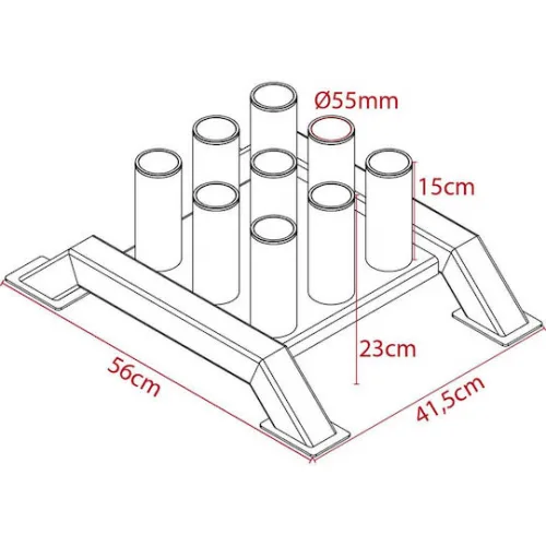 AMILA Βάση για Μπάρες Βαρών