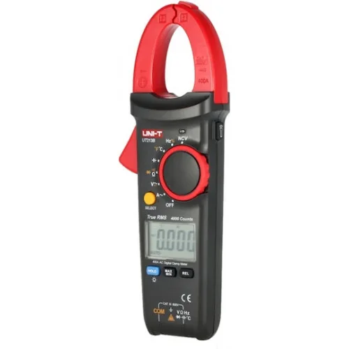 Uni-T Αμπεροτσιμπίδα Ψηφιακή 400A AC UT213C True RMS με Ακροδέκτες