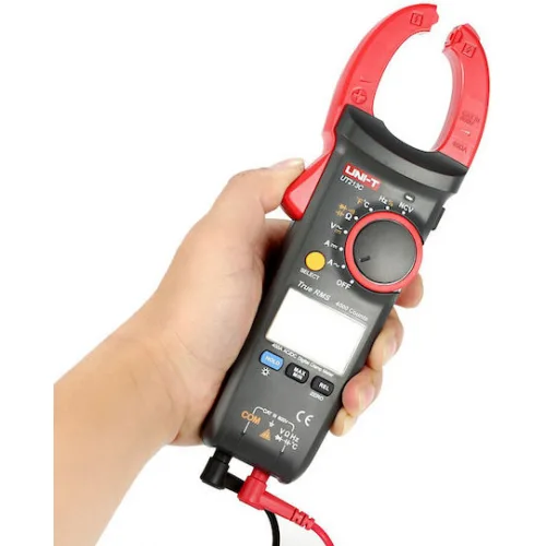Uni-T Αμπεροτσιμπίδα Ψηφιακή 400A AC UT213C True RMS με Ακροδέκτες