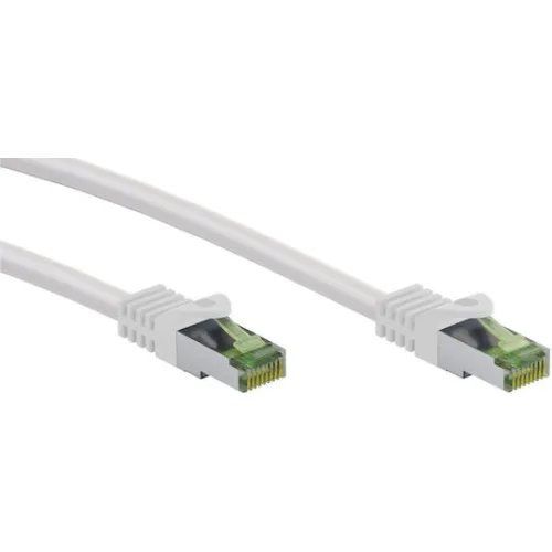 Goobay S/FTP Cat.8.1 Καλώδιο Δικτύου Ethernet 15m Λευκό 1τμχ