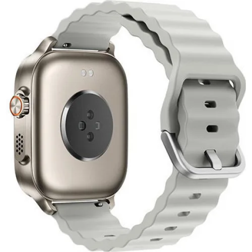 Realme Watch 5 Titanium με Παλμογράφο (Ασημί)