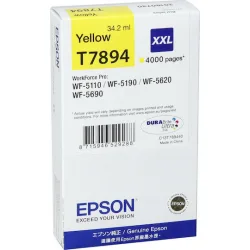 Epson T7894XXL Γνήσιο Μελάνι Εκτυπωτή InkJet Κίτρινο (C13T789440)