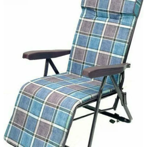 Campus Ξαπλώστρα-Πολυθρόνα Παραλίας με Ανάκλιση Πολλαπλών Θέσεων Μπλε