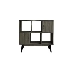 Μπουφές από Ξύλο Γκρι Οξιά 90x30x74cm