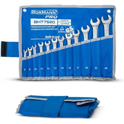 Bormann Pro Σετ Γερμανοπολύγωνα με Mέγεθος από 8mm έως 24mm BHT7520 12τμχ