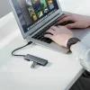 Ugreen CM195 USB-C Docking Station με HDMI 4K PD Γκρι