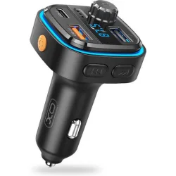 XO FM Transmitter Αυτοκινήτου BCC08 με Bluetooth / Type-C / USB