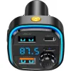 XO FM Transmitter Αυτοκινήτου BCC08 με Bluetooth / Type-C / USB