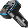 XO FM Transmitter Αυτοκινήτου BCC08 με Bluetooth / Type-C / USB