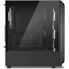 Sharkoon TK5M Gaming Midi Tower Κουτί Υπολογιστή με Πλαϊνό Παράθυρο και RGB Φωτισμό Μαύρο