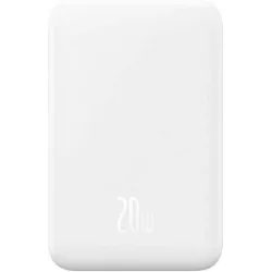 Baseus Mini Power Bank 5000mAh 20W με Θύρα USB-C Λευκό