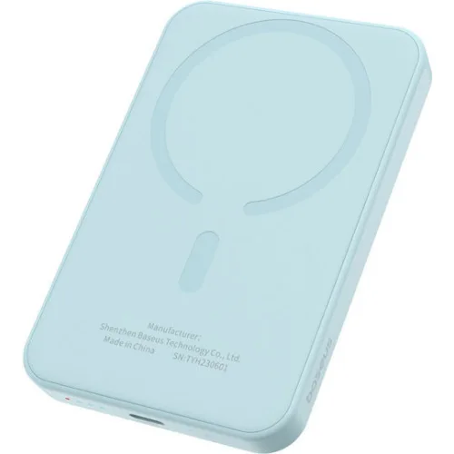 Baseus Magnetic Mini MagSafe Power Bank 5000mAh 20W με Θύρα USB-C Μπλε