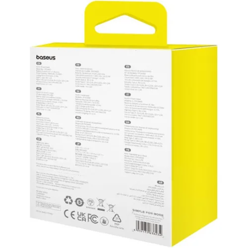 Baseus Magnetic Mini MagSafe Power Bank 5000mAh 20W με Θύρα USB-C Μωβ