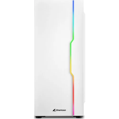 Sharkoon RGB Slider Midi Tower Κουτί Υπολογιστή με Πλαϊνό Παράθυρο Λευκό