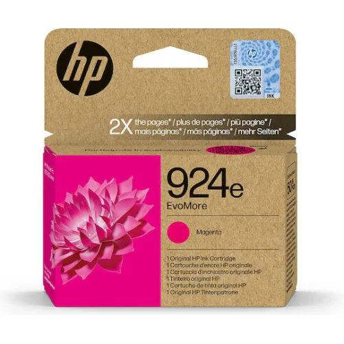 HP 924e EvoMore Γνήσιο Μελάνι Εκτυπωτή InkJet Ματζέντα (4K0U8NE)
