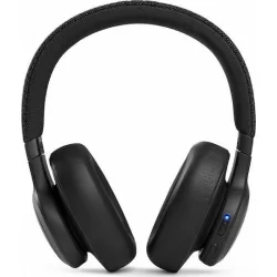 JBL Live 660NC Ασύρματα / Ενσύρματα Over Ear Ακουστικά με 50 ώρες Λειτουργίας και Quick Charge Μαύρα