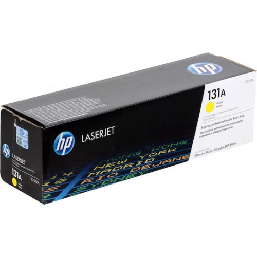 HP 131A Γνήσιο Toner Laser Εκτυπωτή Κίτρινο 1800 Σελίδων (CF212A)