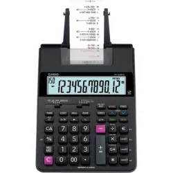 Casio HR-150RCE Αριθμομηχανή Χαρτοταινίας 12 Ψηφίων σε Μαύρο Χρώμα