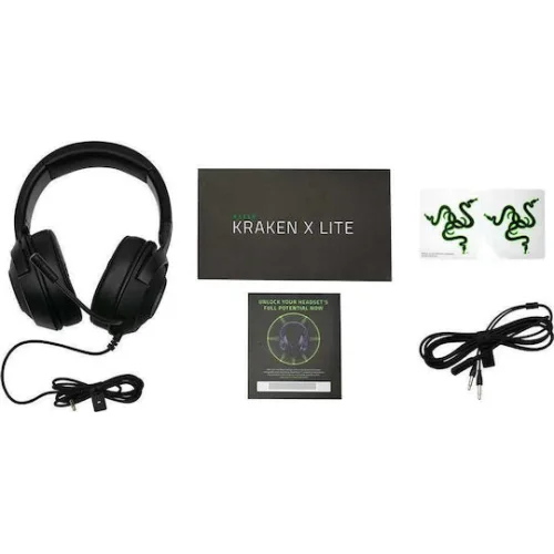 Razer Kraken X Lite Over Ear Gaming Headset με σύνδεση 3.5mm