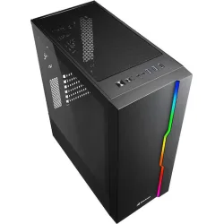Sharkoon RGB Slider Midi Tower Κουτί Υπολογιστή με Πλαϊνό Παράθυρο Μαύρο