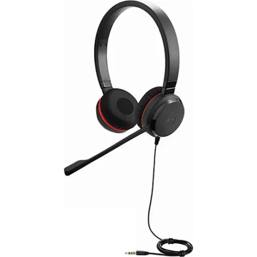 Jabra Evolve 30 II Duo On Ear Multimedia Ακουστικά με μικροφωνο και σύνδεση 3.5mm Jack