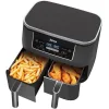 Ninja Foodi Max Dual Zone Air Fryer με Διπλό Αποσπώμενο Κάδο 7.6lt Μαύρο