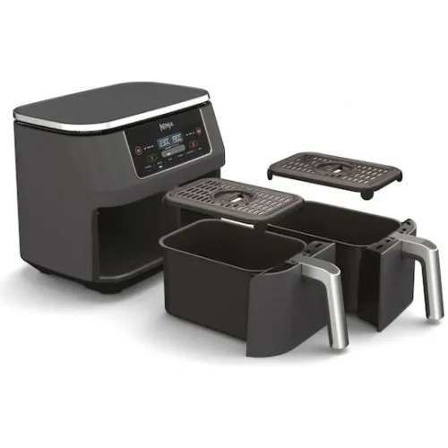Ninja Foodi Max Dual Zone Air Fryer με Διπλό Αποσπώμενο Κάδο 7.6lt Μαύρο