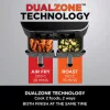 Ninja Foodi Max Dual Zone Air Fryer με Διπλό Αποσπώμενο Κάδο 7.6lt Μαύρο
