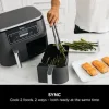 Ninja Foodi Max Dual Zone Air Fryer με Διπλό Αποσπώμενο Κάδο 7.6lt Μαύρο
