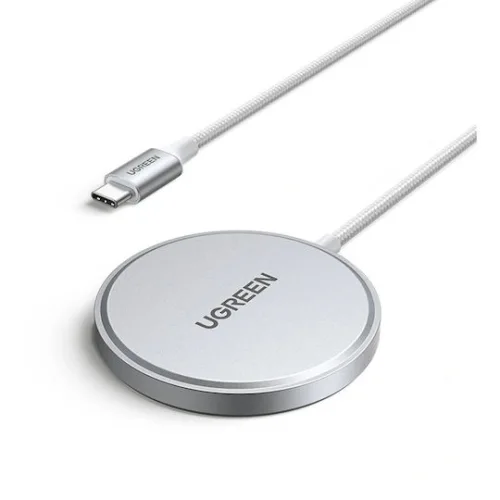 Ugreen Ασύρματος Φορτιστής (Qi Pad) 15W Λευκός (W703)