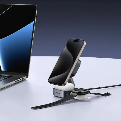 Ugreen Φορτιστής Magsafe με Θύρα USB-C Μαύρος (W702)